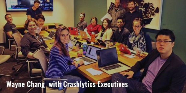 wayne chang  with crashlytics executives