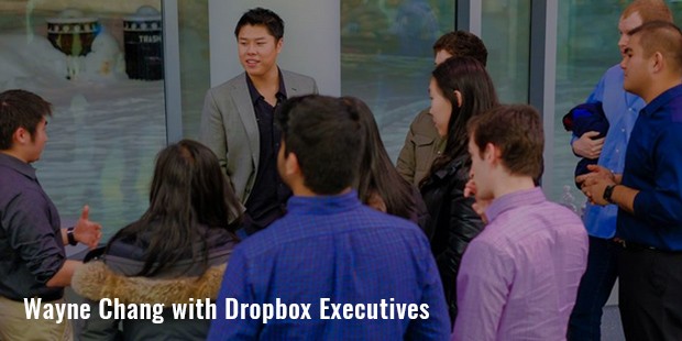 wayne chang with dropbox executives