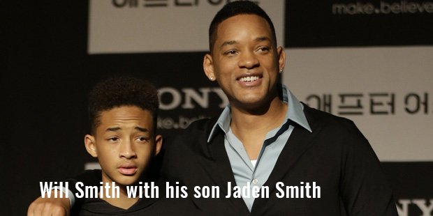 will smith with his son jaden smith