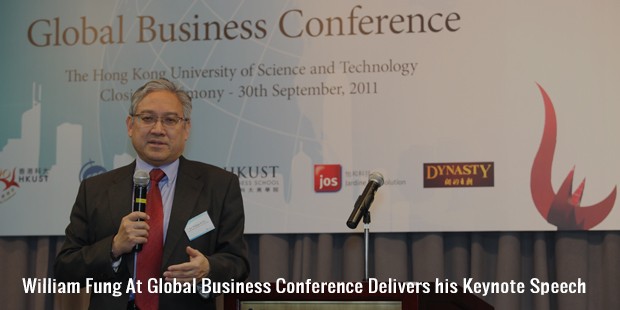 william fung at global business conference delivers his keynote speech