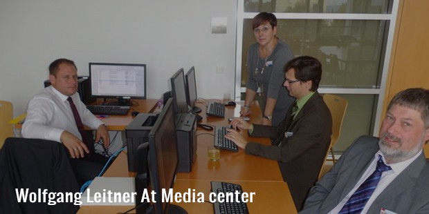 wolfgang leitner at media center