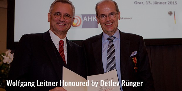 wolfgang leitner honoured