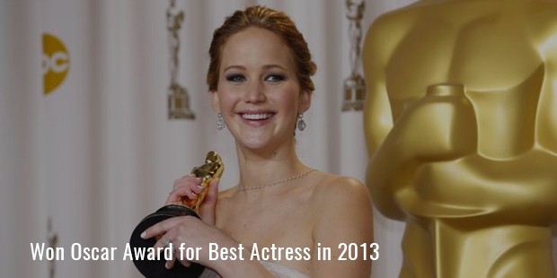 Won Oscar Award for Best Actress in 2013 