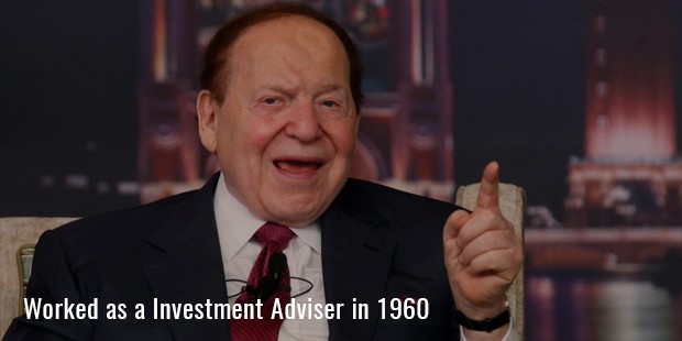 worked as a investment adviser in 1960