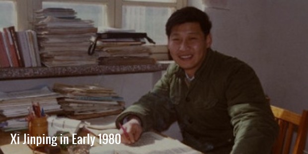 xi jinping in early 1980