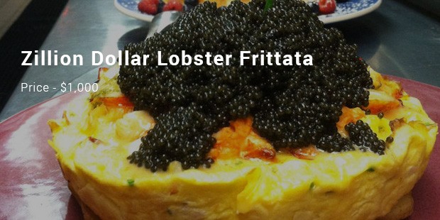 zillion dollar lobster frittata