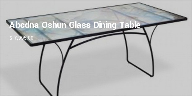 abcdna oshun glass dining table