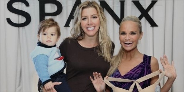 actress kristin chenoweth poses with sara blakely at spanx fashion show