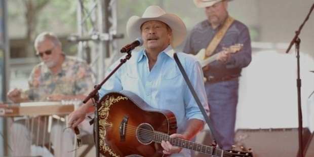 alan jackson performs on nbc s  at rockefeller plaza