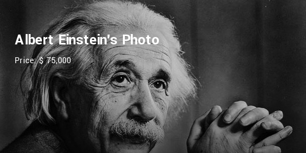 albert einsteins photo