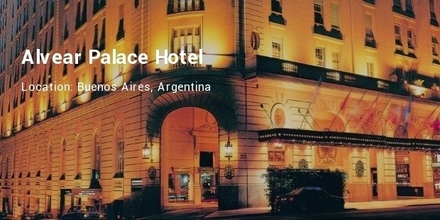 alvear palace hotel