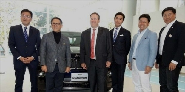 american motors fair held at odaiba toyoda of toyota mega web, a surprise move