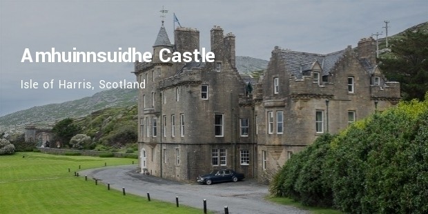 amhuinnsuidhe castle