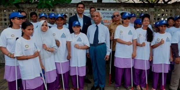 amway celebrates white cane day in association with national association of blind