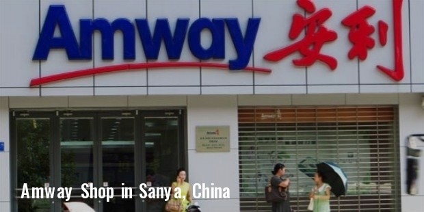 amway shop in sanya, china