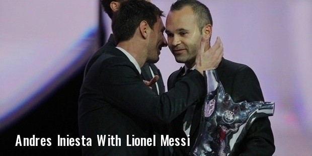 andrs iniesta   lionel messi