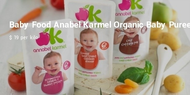 baby food  anabel karmel organic baby pure