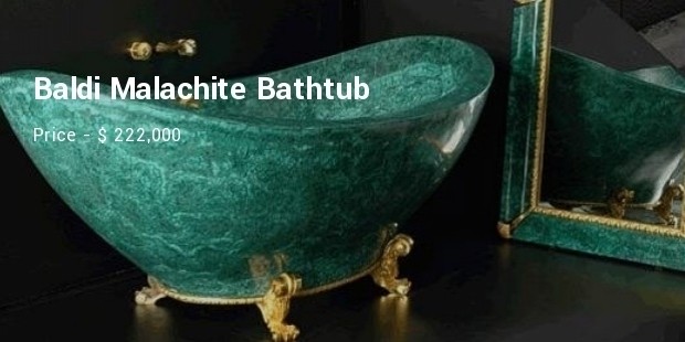 baldi malachite bathtub