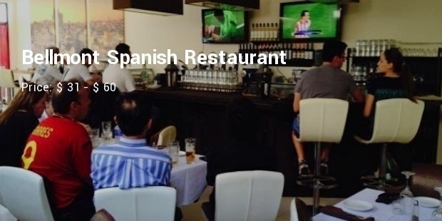 bellmont spanish restaurant