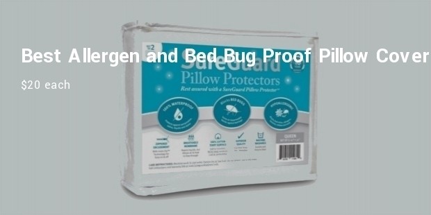 best allergen and bed bug proof pillow cover