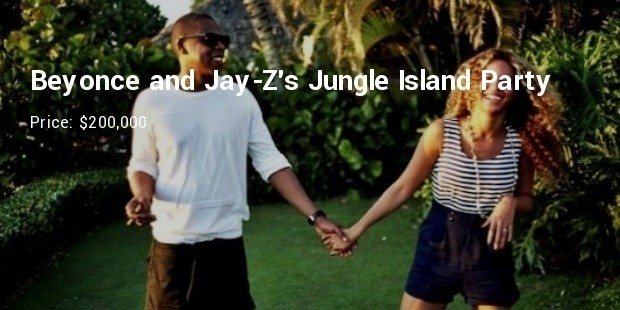 beyonceand jay zs jungle island party