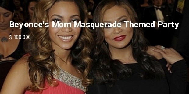 beyonces mom 60th new orleans masquerade themed party