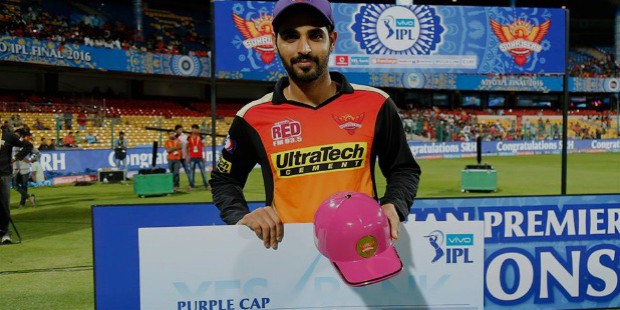 bhuvi purple cap