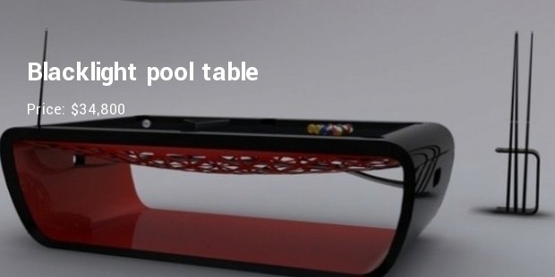 blacklight pool table