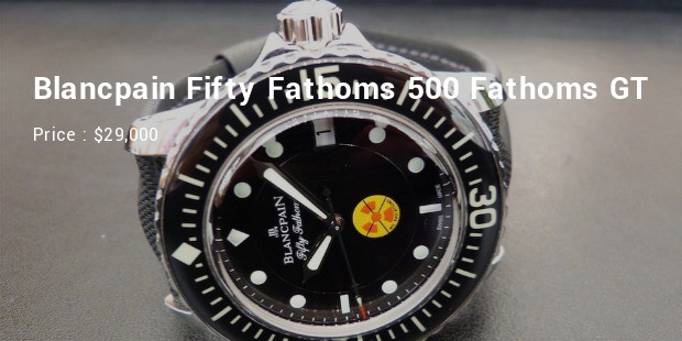 blancpain fifty fathoms 500 fathoms gt