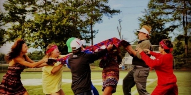 blanket volleyball