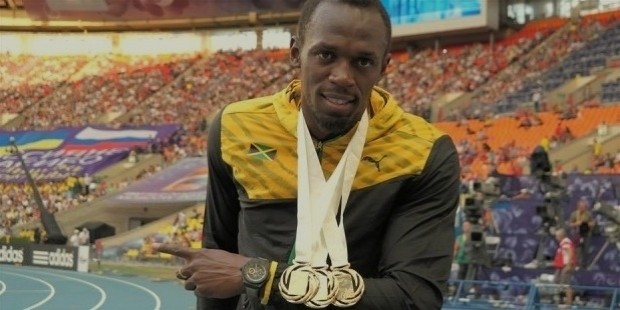 usain bolt medals