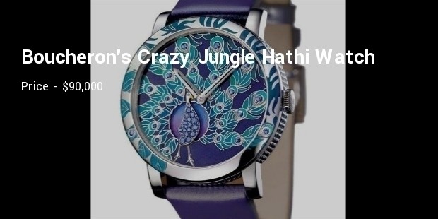 boucherons crazy jungle hathi watch 