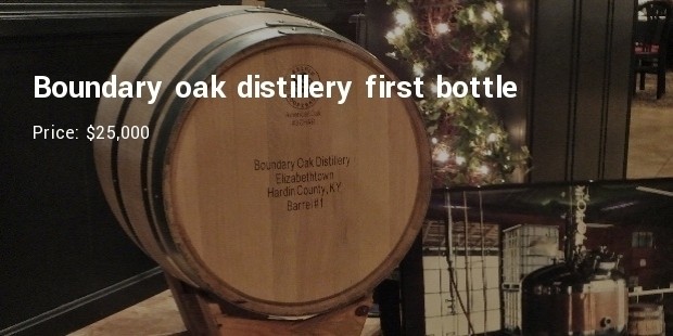 boundary oak distillery first bottle