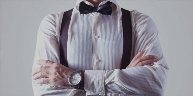 bow tie businessman fashion man large