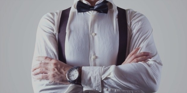 bow tie businessman fashion man large