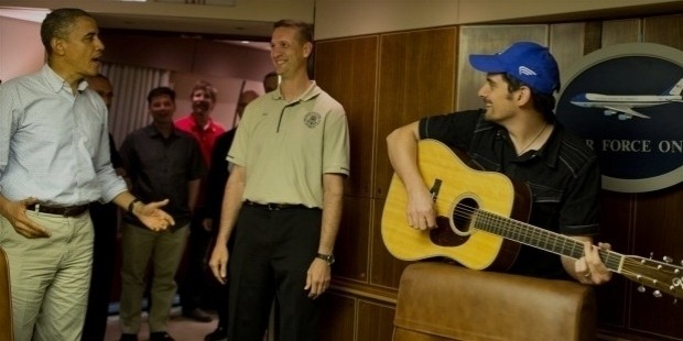 brad paisley with obama