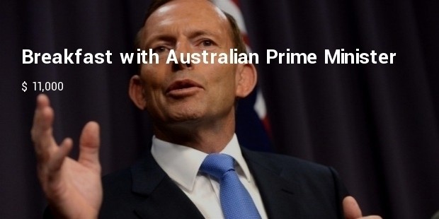 breakfast with australian prime minister