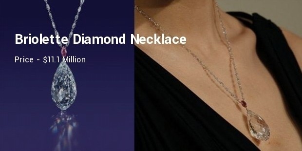 Briolette Diamond Necklace