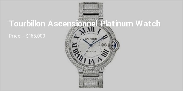 cartier tortue tourbillon ascensionnel platinum watch