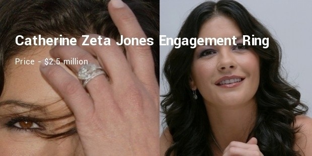 catherine zeta jones engagement ring