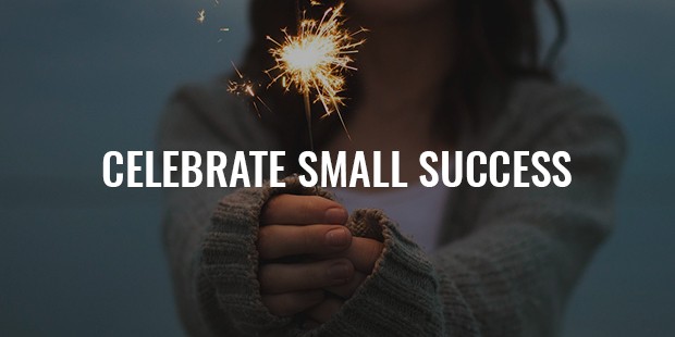 celebrate small success