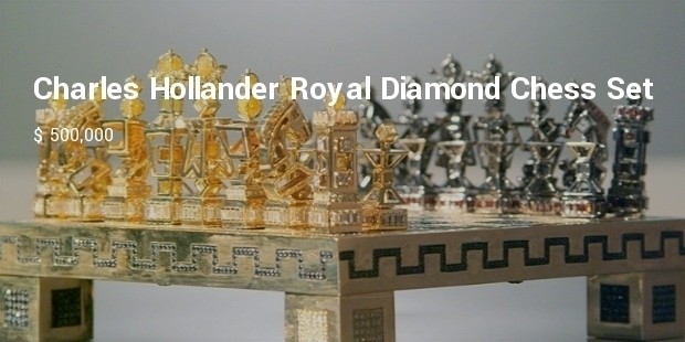 charles hollander royal diamond chess set