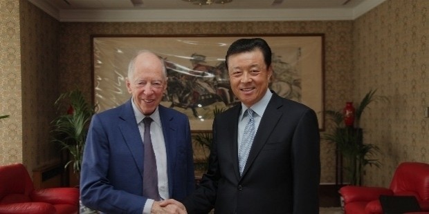 chinese ambassador liu xiaoming met with lord jacob rothschild