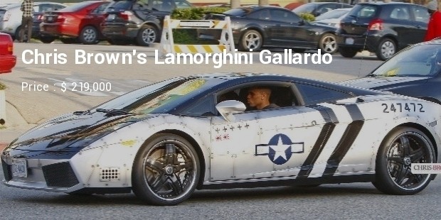 chris brown lambo