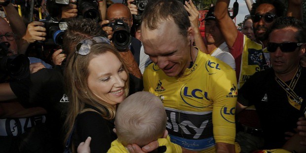 chris froome son wife