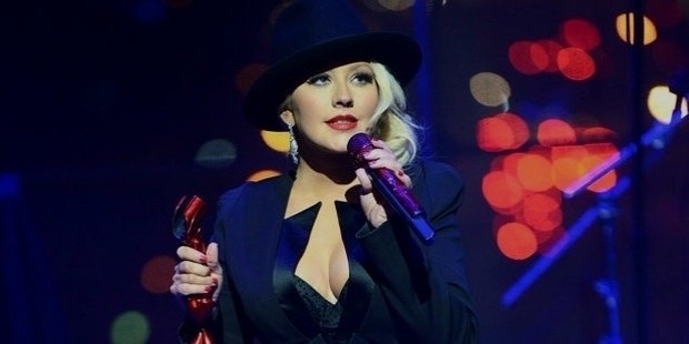 christina aguilera performs at the time 100 gala