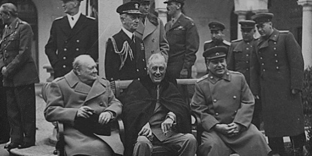 churchill, roosevelt and stalin met together for the last time at yalta