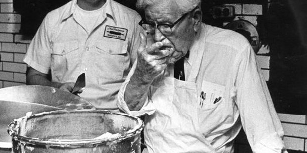 colonel sanders tasting