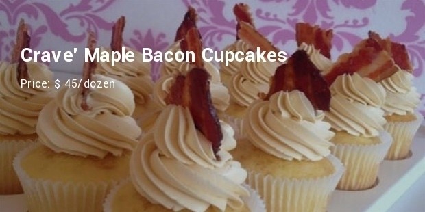 crave maple bacon cupcakes