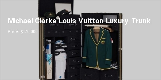 Louis Vuitton cricket trunk. Designed by Michael Clarke . . .